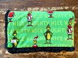 Adult Grinch Fleece Fur Blanket