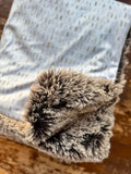 Baby Dotted Luxe Minky Fur Blanket