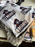 Travel University of Mary Minky Fur Blanket