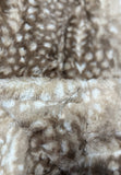 Fawn Minky on Minky Mini Baby Blanket