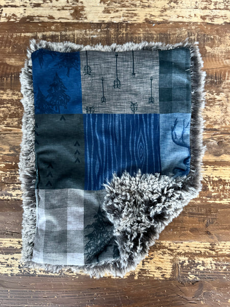 Minky Fur Lovey Blanket