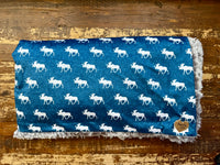 Toddler Moose Minky Fur Blanket