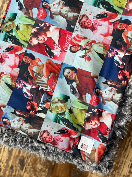 Adult Cola Minky Fur Blanket