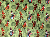 Adult Cowgirl Pinups Minky Fur Blanket