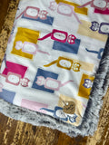 Adult Kit Kat Clock Minky Fur Blanket