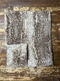 Fawn Minky on Minky Mini Baby Blanket