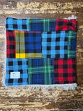 Plaid Flannel Fur Car seat Blanket