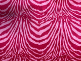 Toddler Pink Zebra Minky Fur Blanket