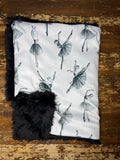 Dancer Minky Fur Car seat Blanket