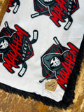 SALE Travel Mandan Mayhem Minky Fur Blanket