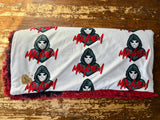 SALE Travel Mandan Mayhem Minky Fur Blanket