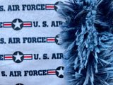 Adult US Airforce Minky Fur Blanket