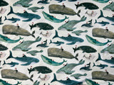 Baby Whales Minky Fur Blanket