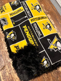 Toddler Penguins Fleece and Fur Blanket