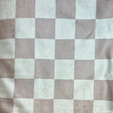 Baby Checkered Minky Fur Blanket