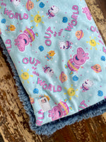 Toddler Peppa Minky Fur Blanket
