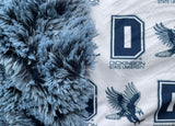 Adult Dickinson Bluejays Minky Fur Blanket