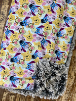 Toddler Winnie the Pooh Minky Fur Blanket