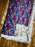 Adult Faith Minky Fur Blanket