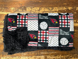 SALE Travel Cardinals Volleyball Blanket ❤️🏐🖤