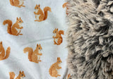 Baby Squirrel Minky Fur Blanket