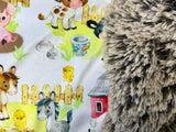 Baby Baby Farm Animals Minky Fur Blanket