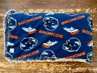 Adult Broncos Fleece Fur Blanket