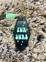 Fur Sure keychain