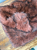 Adult Brown Teddy Bear Fur Minky Blanket