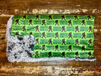 Toddler Squatch Hunter Minky Fur Blanket