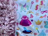 Toddler Princess Minky Fur Blanket