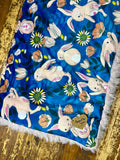Toddler Rabbits Minky Fur Blanket