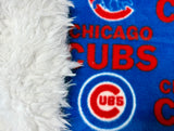 Adult XL Baseball Fleece Fur Blanket