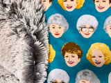 Adult Thank you for being a Friend Minky Fur Blanket