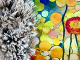 Adult Blooming Minky Fur Blanket
