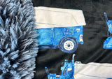 Toddler Zamboni Minky Fur Blanket