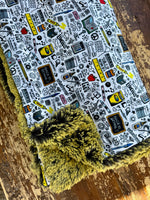 Adult School Minky Fur Blanket