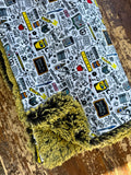 Adult School Minky Fur Blanket