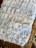 Adult Enzo Arctic Charm Minky on Minky Blanket