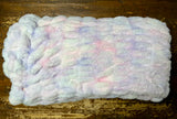 Adult Enzo Purple Mix Minky on Minky Blanket