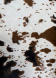 Adult Cowhide Minky on Minky Blanket