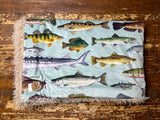 Adult Fishing Minky Fur Blanket