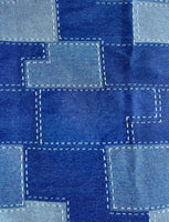 Adult Jean Patchwork Fur Blanket