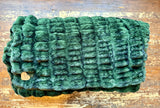 Adult Enzo Hunter Green Minky on Minky Blanket