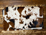 Adult Cowhide Minky on Minky Blanket