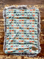 Minky Fur Lovey Blanket