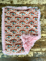 Minky Fur Lovey Blanket