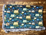 Adult Book Lover Minky Fur Blanket