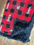 Adult XL Nebraska Fleece Fur Blanket