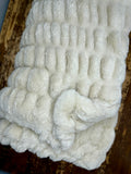 Adult Enzo Ivory Minky on Minky Blanket